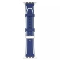 ProducentTymczasowy Pasek do smartwatcha Beline Solid Silicone do Apple Watch 38/40/41mm granatowo-biały navy/white