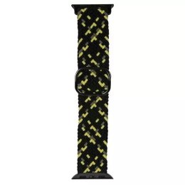 ProducentTymczasowy Pasek do smartwatcha Beline Textile do Apple Watch 38/40/41mm czarno-limonkowy black/lime