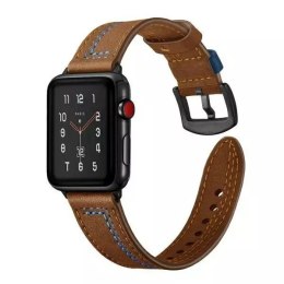 ProducentTymczasowy Pasek do smartwatcha pasek uniwersalny Casual do 22mm brązowy/brown