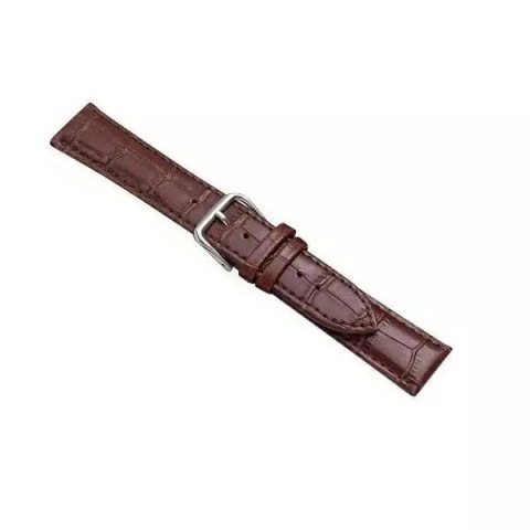 ProducentTymczasowy Pasek do smartwatcha pasek uniwersalny Croco do 22mm brązowy/brown ProducentTymczasowy Pasek do smartwatcha pasek uniwersalny Croco do 22mm brązowy/brown