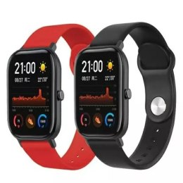 ProducentTymczasowy Pasek do smartwatcha pasek uniwersalny Everyday do 22mm czerwony/red C-12