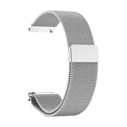 ProducentTymczasowy Pasek do smartwatcha pasek uniwersalny Fancy do 22mm srebrny/silver