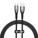 Ringke Baseus Glimmer Series kabel do szybkiego ładowania USB-A - USB-C 100W 480Mb/s 1m czarny