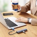 UGreen HUB UGREEN wielofunkcyjny adapter HUB USB 3.0 - 3 x USB / Ethernet RJ-45 / USB Typ C PD szary (CM475)