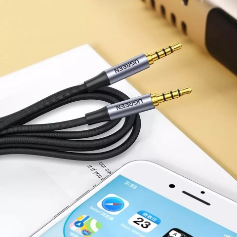 UGreen Kabel UGREEN przewód AUX mini jack 3.5mm - mini jack 3,5mm 2m czarny (AV183) UGreen Kabel UGREEN przewód AUX mini jack 3.5mm - mini jack 3,5mm 2m czarny (AV183)