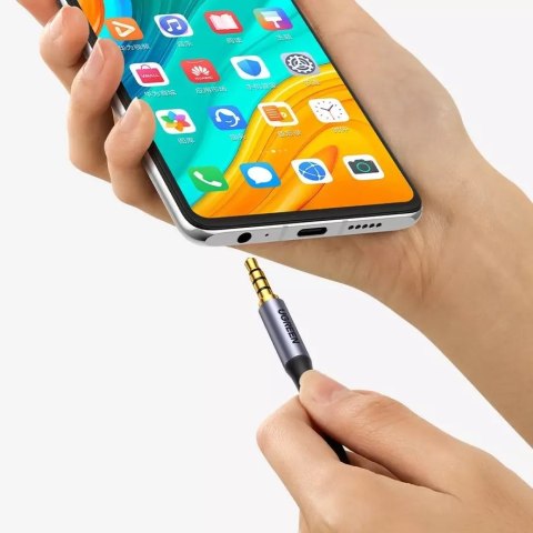 UGreen Kabel UGREEN przewód AUX mini jack 3.5mm - mini jack 3,5mm 3m czarny (AV183) UGreen Kabel UGREEN przewód AUX mini jack 3.5mm - mini jack 3,5mm 3m czarny (AV183)