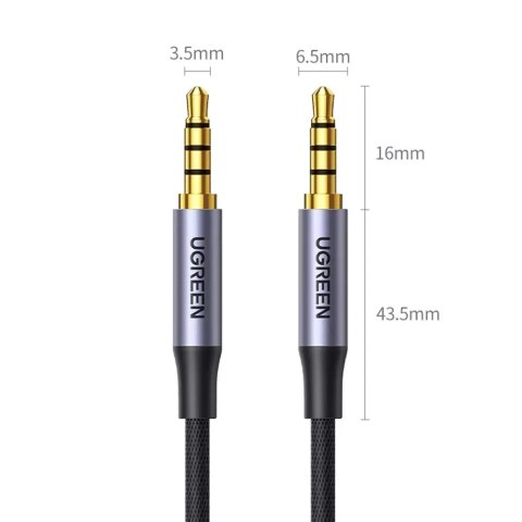 UGreen Kabel UGREEN przewód AUX mini jack 3.5mm - mini jack 3,5mm 3m czarny (AV183) UGreen Kabel UGREEN przewód AUX mini jack 3.5mm - mini jack 3,5mm 3m czarny (AV183)