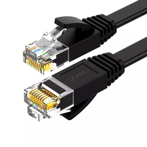 UGreen Płaski kabel sieciowy UGREEN LAN Ethernet Cat. 6 0,5m czarny (NW102) UGreen Płaski kabel sieciowy UGREEN LAN Ethernet Cat. 6 0,5m czarny (NW102)