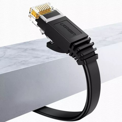 UGreen Płaski kabel sieciowy UGREEN LAN Ethernet Cat. 6 0,5m czarny (NW102) UGreen Płaski kabel sieciowy UGREEN LAN Ethernet Cat. 6 0,5m czarny (NW102)