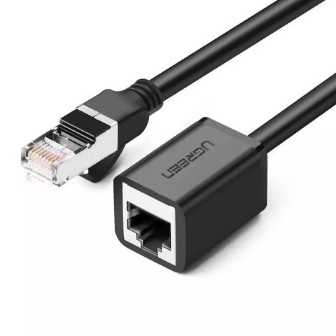 UGreen Przedłużacz UGREEN kabel internetowy Ethernet RJ45 Cat 6 FTP 1000 Mbps 2 m czarny (NW112 11281) UGreen Przedłużacz UGREEN kabel internetowy Ethernet RJ45 Cat 6 FTP 1000 Mbps 2 m czarny (NW112 11281)