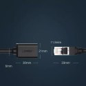 UGreen Przedłużacz UGREEN kabel internetowy Ethernet RJ45 Cat 6 FTP 1000 Mbps 2 m czarny (NW112 11281)