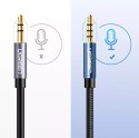 UGreen Przewód UGREEN kabel przedłużacz AUX 3,5 mm mini jack 1m srebrny (10592)