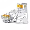 UGreen Wtyczka UGREEN złączka końcówka RJ45 8P8C Cat 6 przezroczysty (50961)