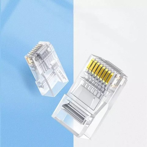 UGreen Wtyczka UGREEN złączka końcówka RJ45 8P8C Cat 6 przezroczysty (50961) UGreen Wtyczka UGREEN złączka końcówka RJ45 8P8C Cat 6 przezroczysty (50961)