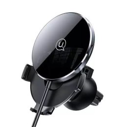 Usams Uchwyt samochodowy do telefonu indukcyjny USAMS US-CD164 15W 2w1 Magnetic do kratki went. czarny/black