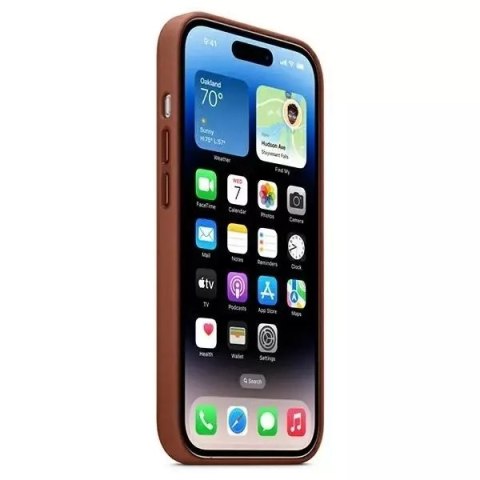 Apple Etui Apple MPPQ3ZM/A do iPhone 14 Pro Max 6,7"Leather Case MagSafe umbra/umber Apple Etui Apple MPPQ3ZM/A do iPhone 14 Pro Max 6,7"Leather Case MagSafe umbra/umber