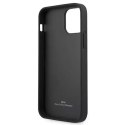 BMW Etui BMW BMHCP12SRSPPK do iPhone 12 mini 5,4" hardcase Leather Curve Perforate czarny/black