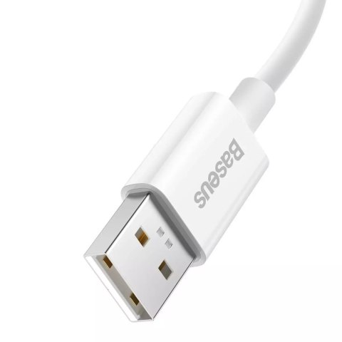 Baseus Baseus Superior Series kabel SUPERVOOC USB-A do USB-C 65W 2m biały Baseus Baseus Superior Series kabel SUPERVOOC USB-A do USB-C 65W 2m biały