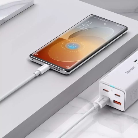Baseus Baseus Superior Series kabel SUPERVOOC USB-A do USB-C 65W 2m biały Baseus Baseus Superior Series kabel SUPERVOOC USB-A do USB-C 65W 2m biały