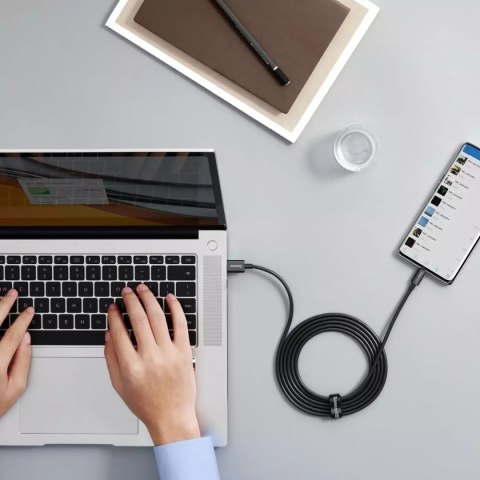 Baseus Baseus Superior Series kabel SUPERVOOC USB-A do USB-C 65W 2m czarny Baseus Baseus Superior Series kabel SUPERVOOC USB-A do USB-C 65W 2m czarny