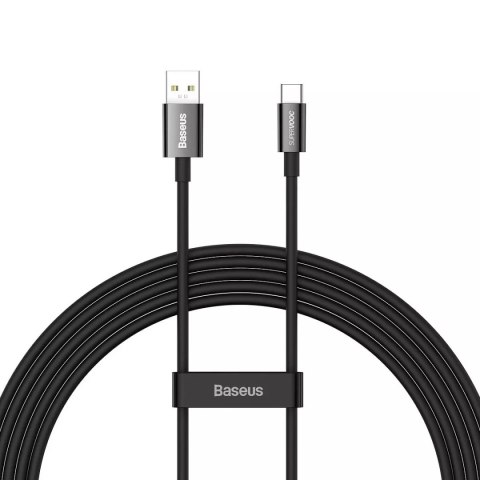 Baseus Baseus Superior Series kabel SUPERVOOC USB-A do USB-C 65W 2m czarny Baseus Baseus Superior Series kabel SUPERVOOC USB-A do USB-C 65W 2m czarny