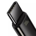 Baseus Baseus Tungsten Gold kabel USB-A - USB-C 480Mb/s 100W 1m czarny (CAWJ000001)