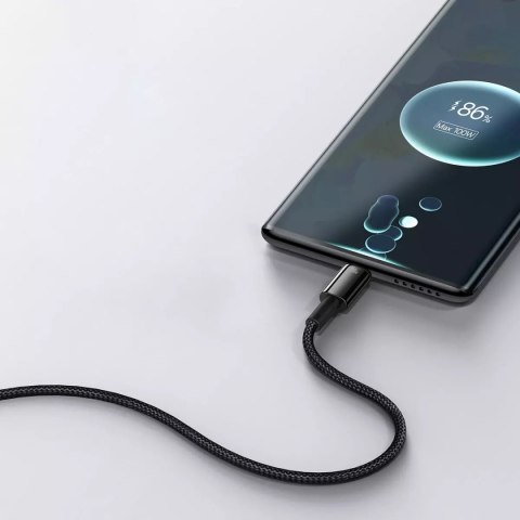 Baseus Baseus Tungsten Gold kabel USB-A - USB-C 480Mb/s 100W 1m czarny (CAWJ000001) Baseus Baseus Tungsten Gold kabel USB-A - USB-C 480Mb/s 100W 1m czarny (CAWJ000001)