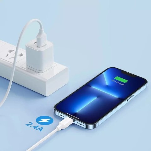 Joyroom Joyroom kabel do ładowania / transmisji danych USB - Lightning 2.4A 2m biały (S-UL012A9) Joyroom Joyroom kabel do ładowania / transmisji danych USB - Lightning 2.4A 2m biały (S-UL012A9)
