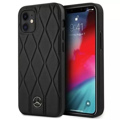 Mercedes Etui Mercedes MEHCP12SMULBK do iPhone 12 mini 5,4" czarny/black hardcase Wave Line Mercedes Etui Mercedes MEHCP12SMULBK do iPhone 12 mini 5,4" czarny/black hardcase Wave Line