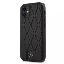 Mercedes Etui Mercedes MEHCP12SMULBK do iPhone 12 mini 5,4" czarny/black hardcase Wave Line