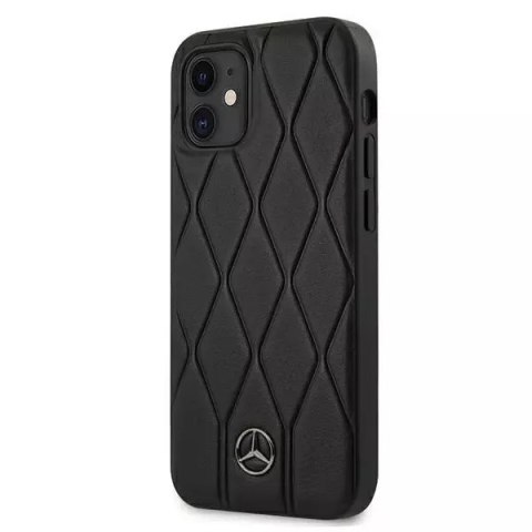 Mercedes Etui Mercedes MEHCP12SMULBK do iPhone 12 mini 5,4" czarny/black hardcase Wave Line Mercedes Etui Mercedes MEHCP12SMULBK do iPhone 12 mini 5,4" czarny/black hardcase Wave Line