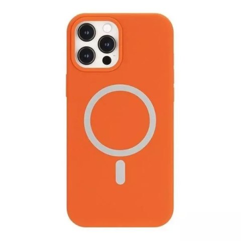 ProducentTymczasowy Etui Mercury MagSafe Silicone do iPhone 12 mini 5,4" pomarańczowy/orange ProducentTymczasowy Etui Mercury MagSafe Silicone do iPhone 12 mini 5,4" pomarańczowy/orange