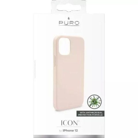 Puro Etui Puro ICON AntiMicrobial do iPhone 12 mini 5,4" różowy/pink IPC1254ICONROSE Puro Etui Puro ICON AntiMicrobial do iPhone 12 mini 5,4" różowy/pink IPC1254ICONROSE
