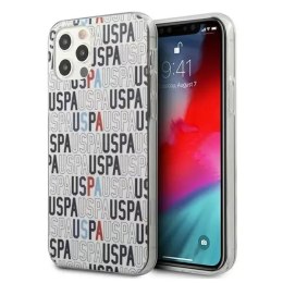 U.S. Polo Etui na telefon US Polo USHCP12LPCUSPA6 do Apple iPhone 12 Pro Max biały/white Logo Mania Collection
