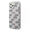 U.S. Polo Etui na telefon US Polo USHCP12LPCUSPA6 do Apple iPhone 12 Pro Max biały/white Logo Mania Collection