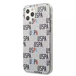 U.S. Polo Etui na telefon US Polo USHCP12LPCUSPA6 do Apple iPhone 12 Pro Max biały/white Logo Mania Collection