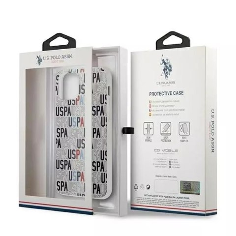 U.S. Polo Etui na telefon US Polo USHCP12LPCUSPA6 do Apple iPhone 12 Pro Max biały/white Logo Mania Collection U.S. Polo Etui na telefon US Polo USHCP12LPCUSPA6 do Apple iPhone 12 Pro Max biały/white Logo Mania Collection