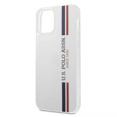 U.S. Polo Etui na telefon US Polo USHCP12LPCUSSWH do Apple iPhone 12 Pro Max biały/white Tricolor Collection U.S. Polo Etui na telefon US Polo USHCP12LPCUSSWH do Apple iPhone 12 Pro Max biały/white Tricolor Collection