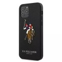 U.S. Polo Etui na telefon US Polo USHCP12LPUGFLBK do Apple iPhone 12 Pro Max czarny/black Polo Embroidery Collection