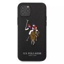 U.S. Polo Etui na telefon US Polo USHCP12LPUGFLBK do Apple iPhone 12 Pro Max czarny/black Polo Embroidery Collection