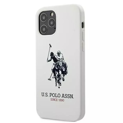 U.S. Polo Etui na telefon US Polo USHCP12LSLHRWH do Apple iPhone 12 Pro Max biały/white Silicone Collection U.S. Polo Etui na telefon US Polo USHCP12LSLHRWH do Apple iPhone 12 Pro Max biały/white Silicone Collection