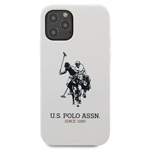 U.S. Polo Etui na telefon US Polo USHCP12LSLHRWH do Apple iPhone 12 Pro Max biały/white Silicone Collection U.S. Polo Etui na telefon US Polo USHCP12LSLHRWH do Apple iPhone 12 Pro Max biały/white Silicone Collection