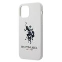 U.S. Polo Etui na telefon US Polo USHCP12LSLHRWH do Apple iPhone 12 Pro Max biały/white Silicone Collection