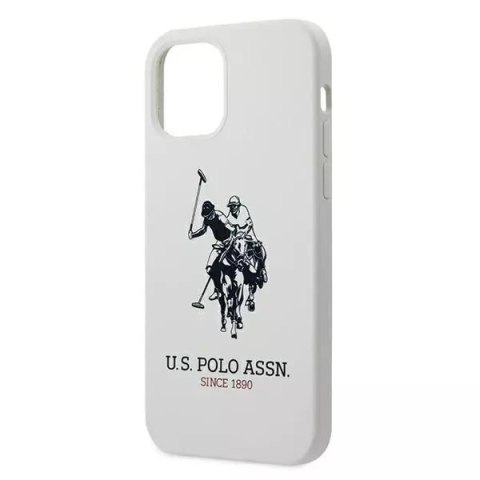 U.S. Polo Etui na telefon US Polo USHCP12LSLHRWH do Apple iPhone 12 Pro Max biały/white Silicone Collection U.S. Polo Etui na telefon US Polo USHCP12LSLHRWH do Apple iPhone 12 Pro Max biały/white Silicone Collection