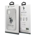U.S. Polo Etui na telefon US Polo USHCP12LSLHRWH do Apple iPhone 12 Pro Max biały/white Silicone Collection