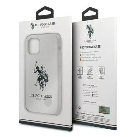 U.S. Polo Etui na telefon US Polo USHCP12LSLHRWH do Apple iPhone 12 Pro Max biały/white Silicone Collection U.S. Polo Etui na telefon US Polo USHCP12LSLHRWH do Apple iPhone 12 Pro Max biały/white Silicone Collection