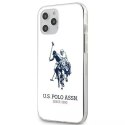 U.S. Polo Etui na telefon US Polo USHCP12LTPUHRWH do Apple iPhone 12 Pro Max biały/white Shiny Big Logo