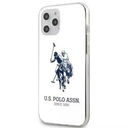 U.S. Polo Etui na telefon US Polo USHCP12LTPUHRWH do Apple iPhone 12 Pro Max biały/white Shiny Big Logo