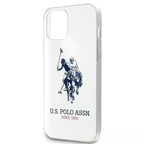 U.S. Polo Etui na telefon US Polo USHCP12LTPUHRWH do Apple iPhone 12 Pro Max biały/white Shiny Big Logo U.S. Polo Etui na telefon US Polo USHCP12LTPUHRWH do Apple iPhone 12 Pro Max biały/white Shiny Big Logo