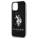 U.S. Polo Etui na telefon US Polo USHCP12LTPUHRWH do Apple iPhone 12 Pro Max czarny/black Shiny Big Logo
